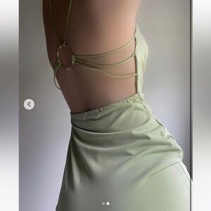 Strappy Light Green Dress